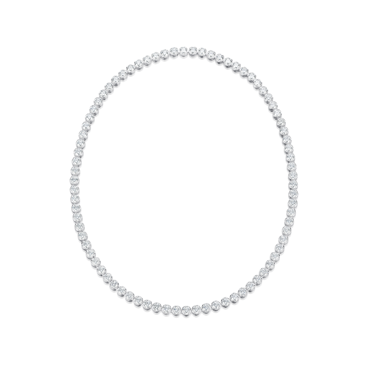 22.50cts Diamond Set Line Necklet