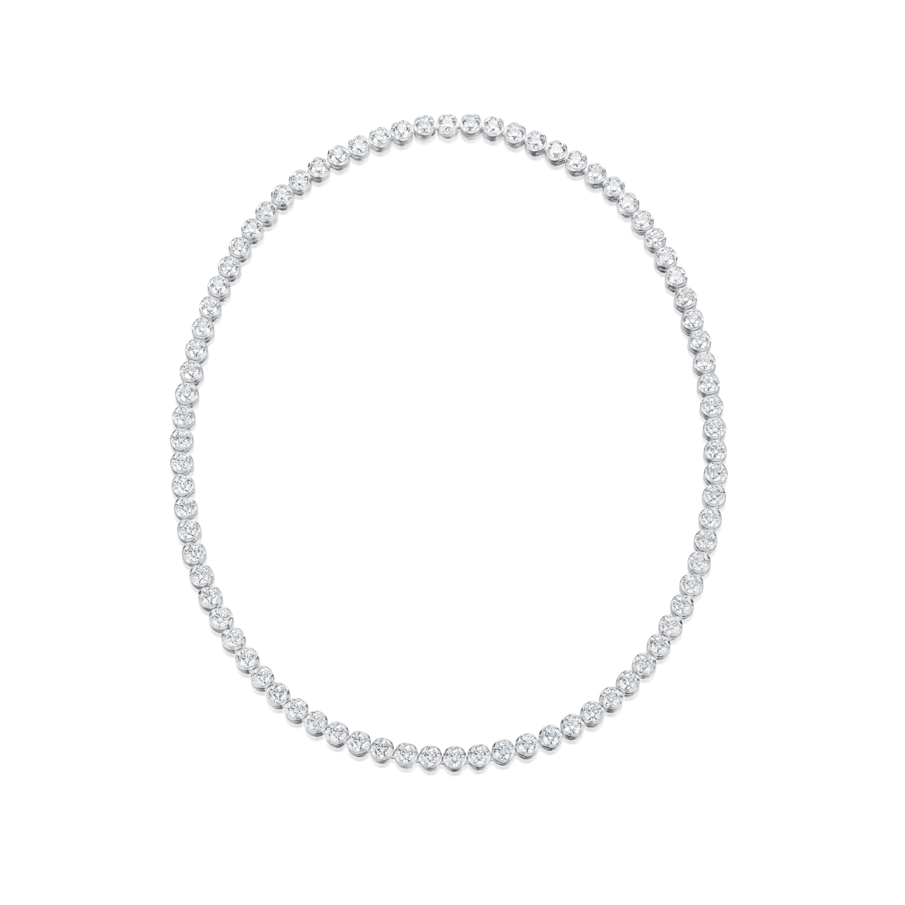22.50cts Diamond Set Line Necklet