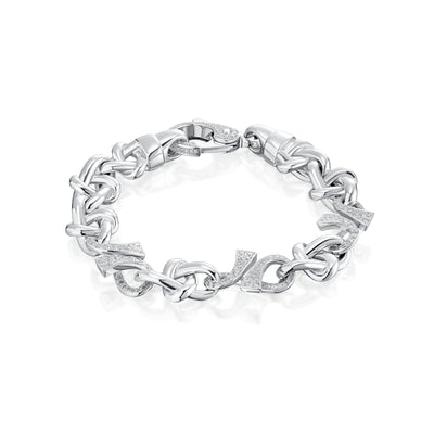 Infinity Collection 18ct White Gold Diamond Set Bracelet