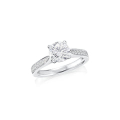 1.19cts Round Brilliant-Cut Diamond Solitaire Ring