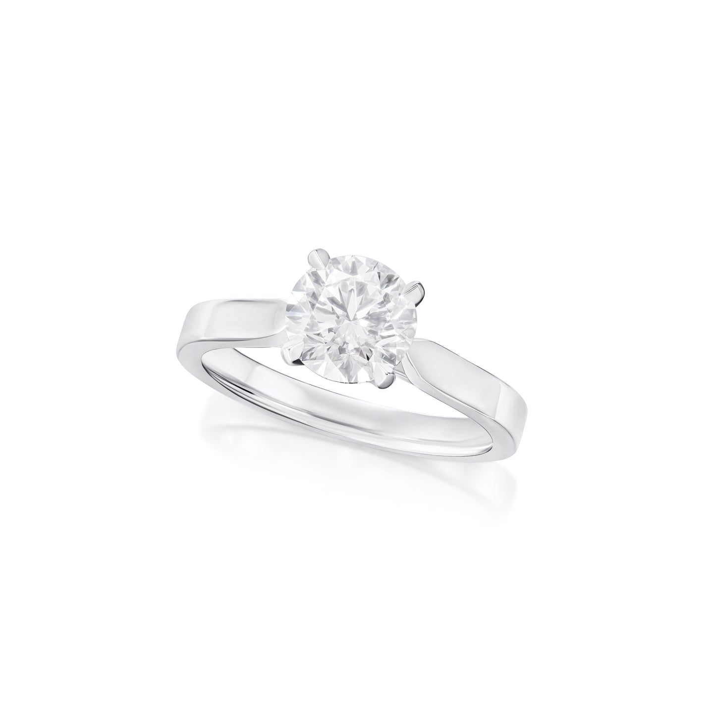 1.20cts Round Brilliant-Cut Diamond Solitaire Ring