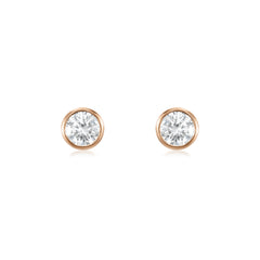 1.00ct Spectacle Set Diamond Stud Earrings