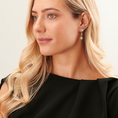 Sienna Collection 18ct Yellow Gold Diamond Drop Earrings