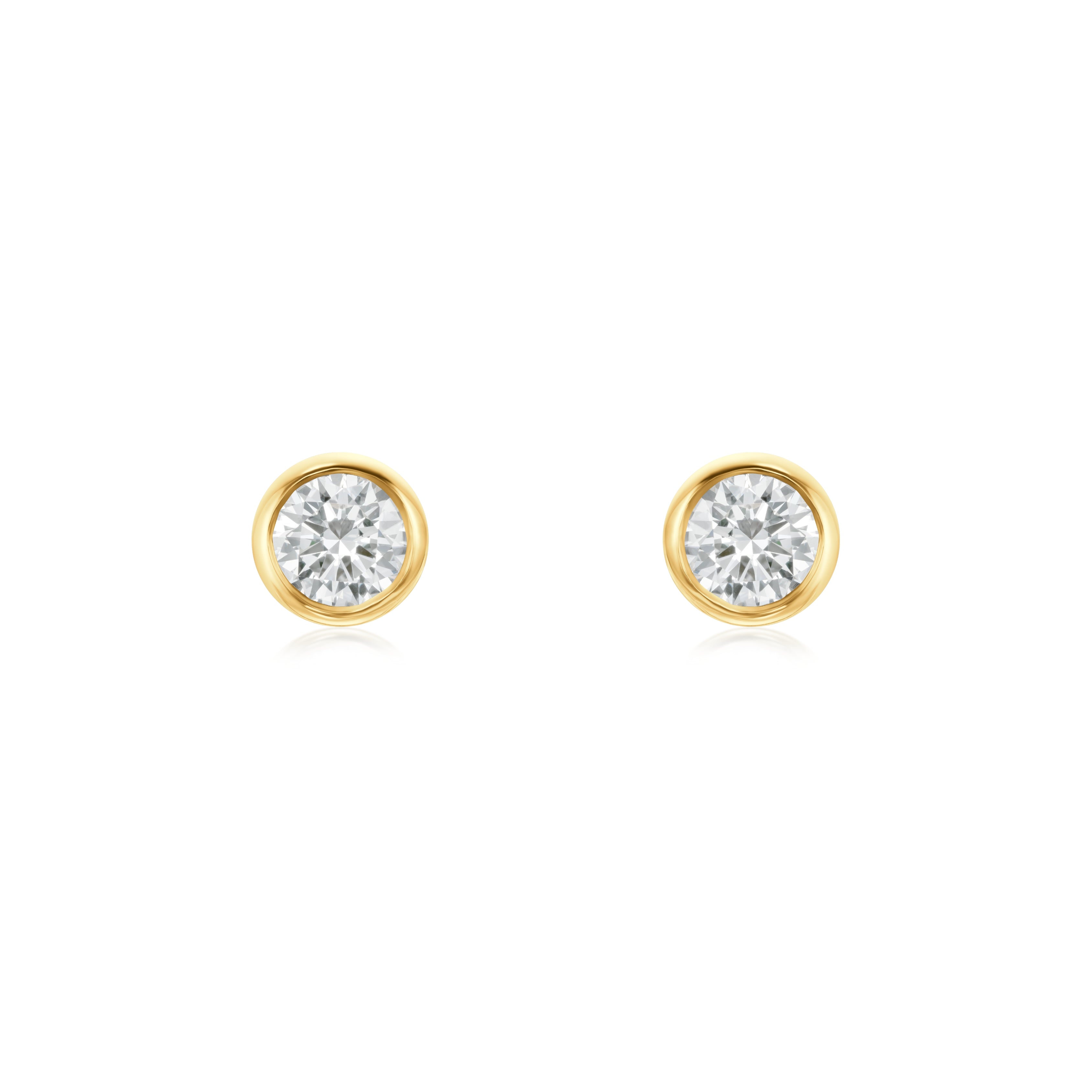 1.01cts Spectacle Set Diamond Stud Earrings