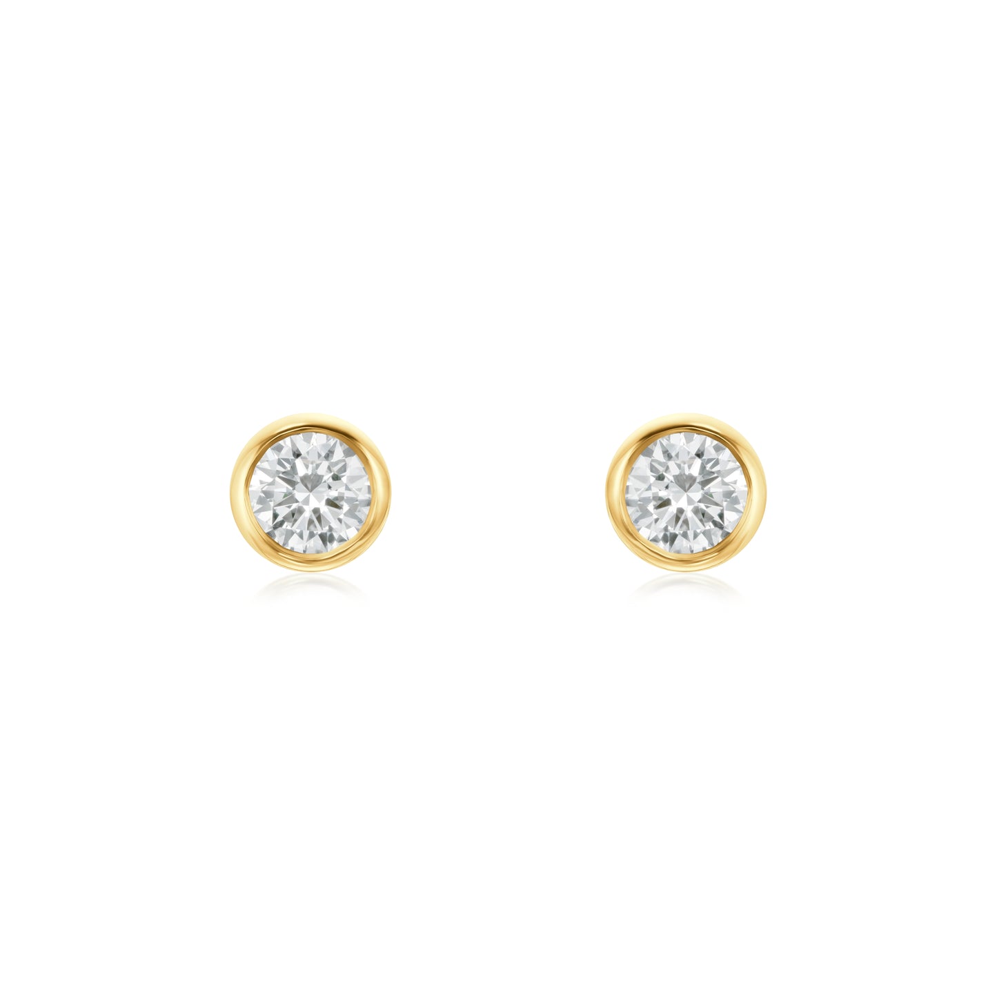 1.01cts Spectacle Set Diamond Stud Earrings