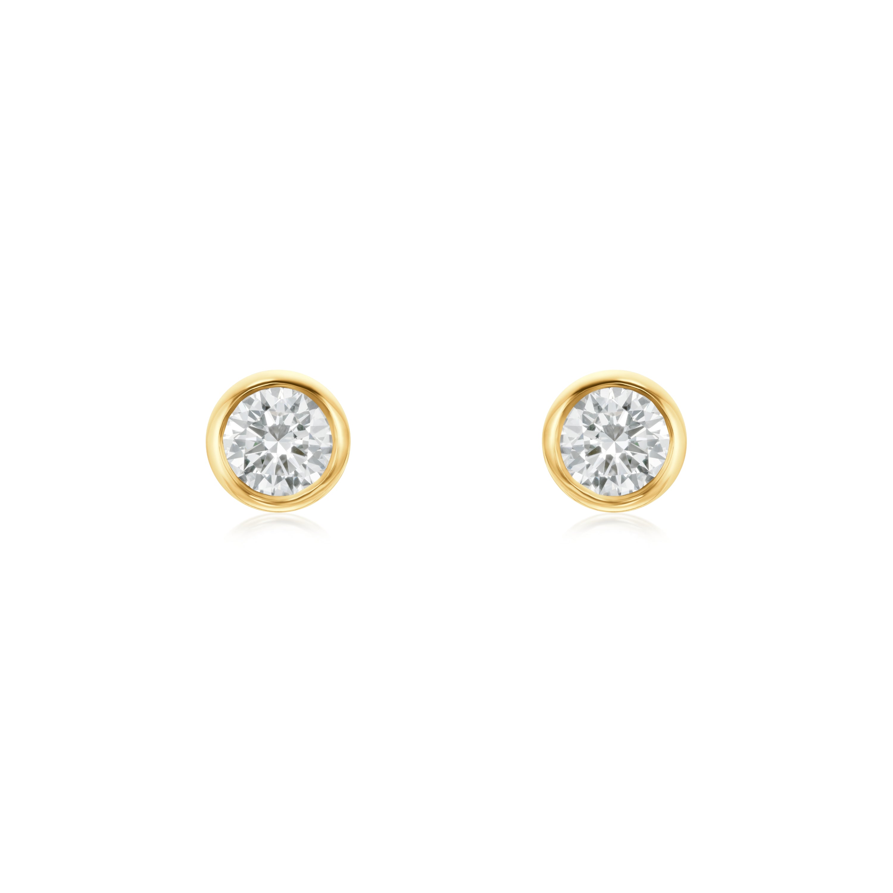 1.01cts Spectacle Set Diamond Stud Earrings