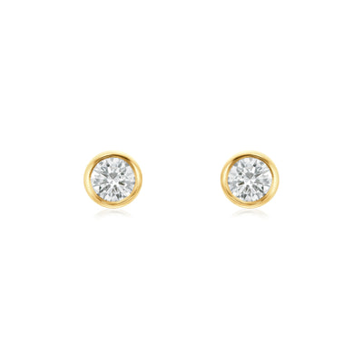 1.01cts Spectacle Set Diamond Stud Earrings