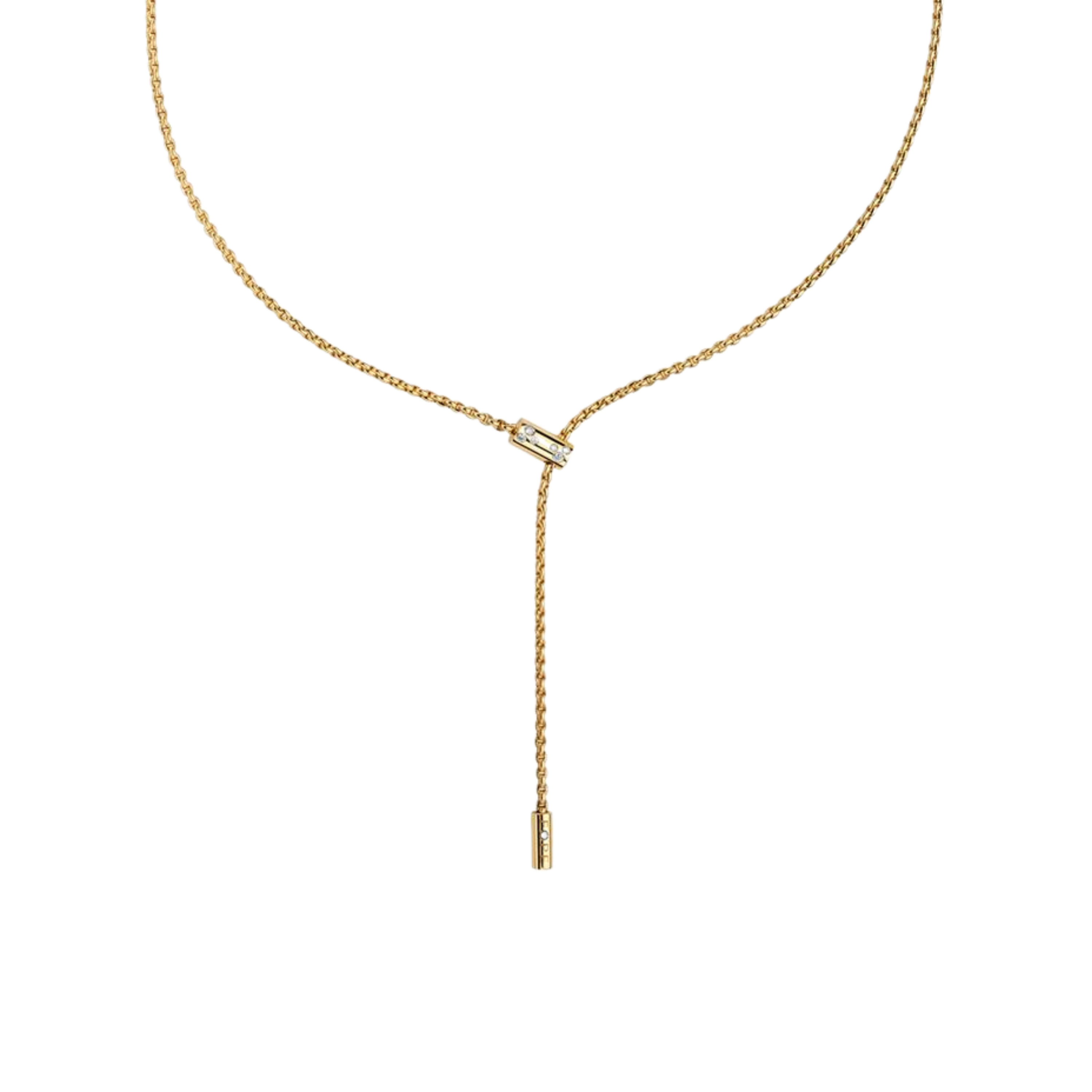 Aria 18ct Yellow Gold Diamond Set Necklace