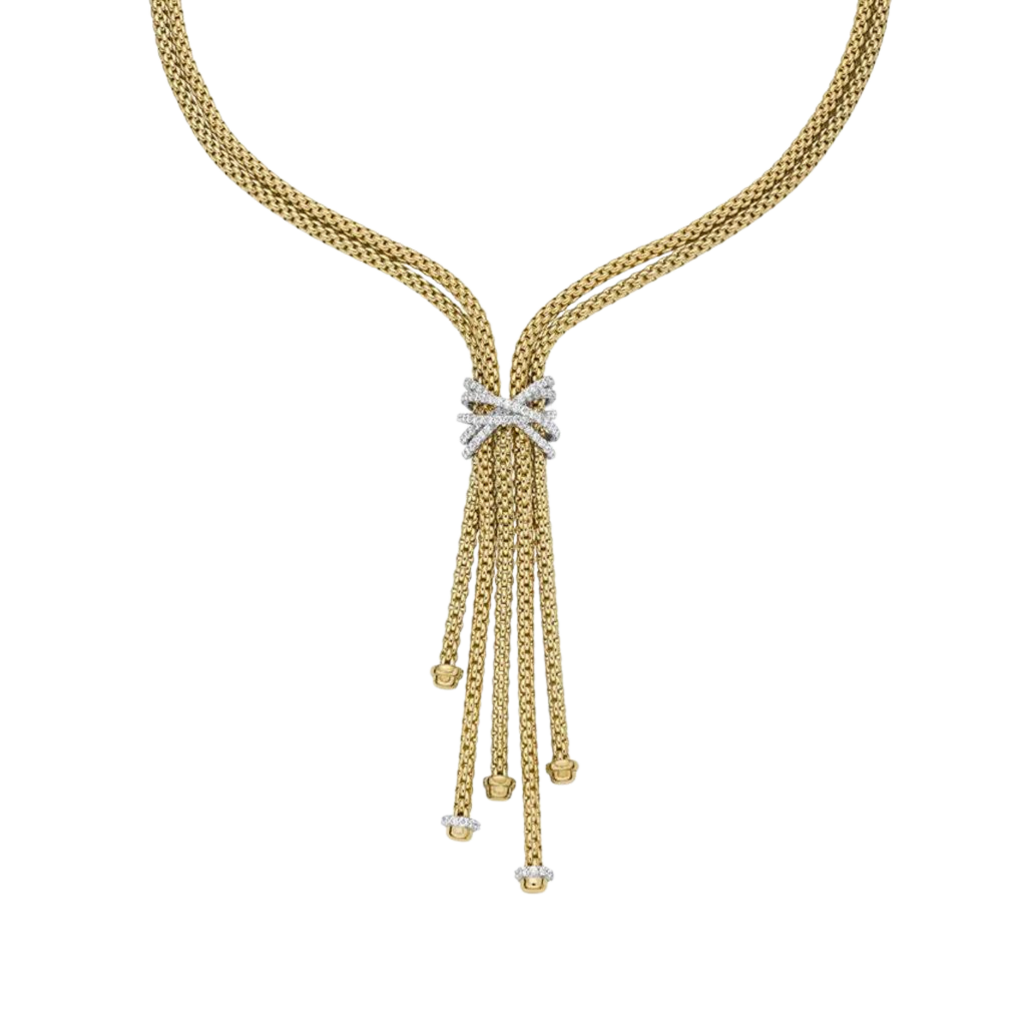 Prima MiaLuce Multistrand Diamond Necklace