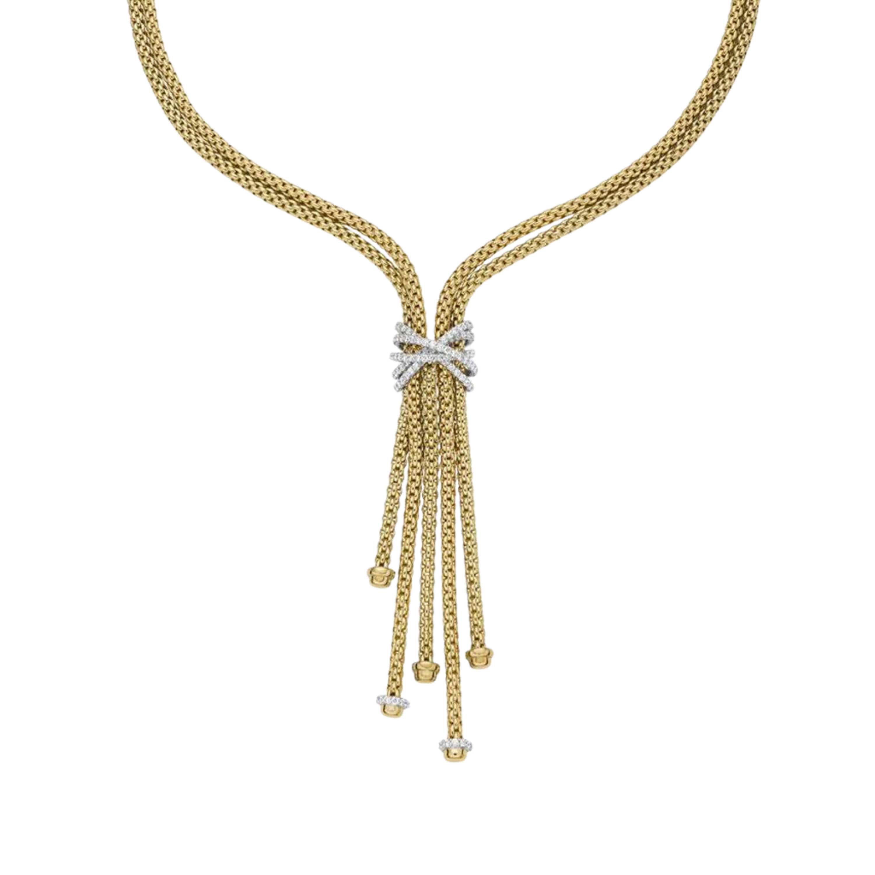 Prima MiaLuce Multistrand Diamond Necklace