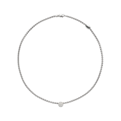 Eka 18ct White Gold Tiny Necklet