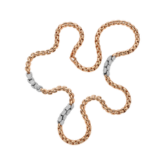 Eka 18ct Rose Gold and Diamond Necklace