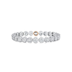 13.79cts D-Colour Diamond-Set Line Bracelet