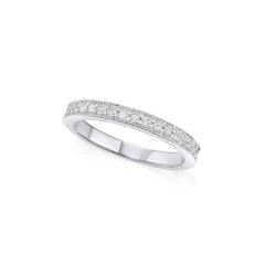 0.28ct Diamond Set Half Eternity Ring