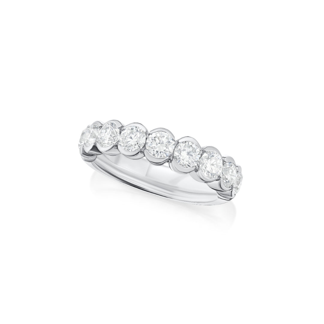 2.00cts Diamond Set Half Eternity Ring