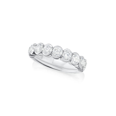 2.00cts Diamond Set Half Eternity Ring