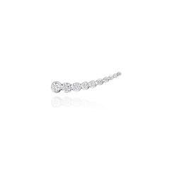 0.40ct Graduated Diamond Earcuff (single)
