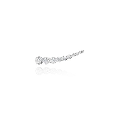 0.40ct Graduated Diamond Earcuff (single)