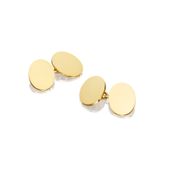 18ct Yellow Gold Chain Connection Cufflinks