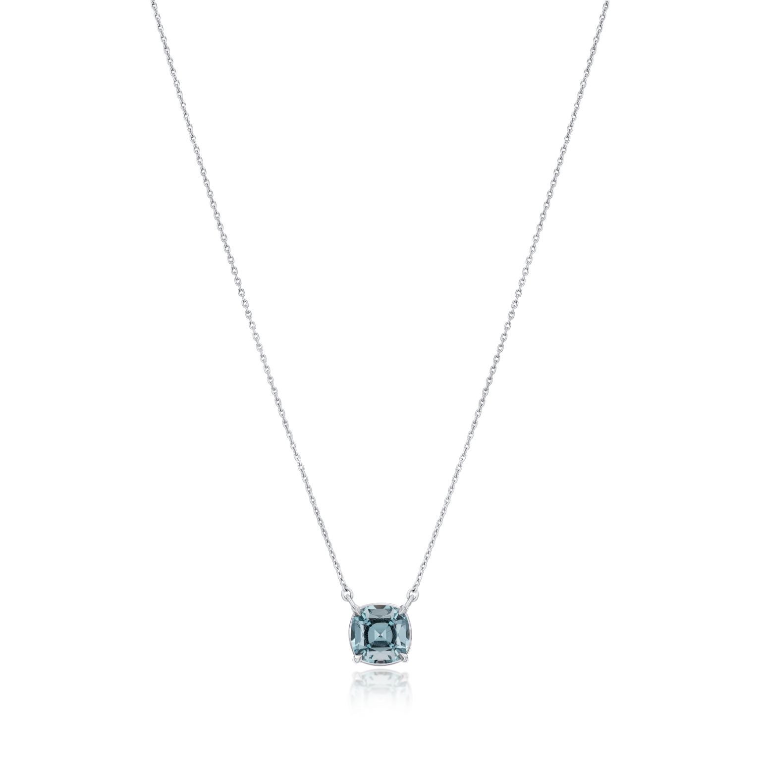 1.50cts Cushion Aquamarine Superfine Pendant