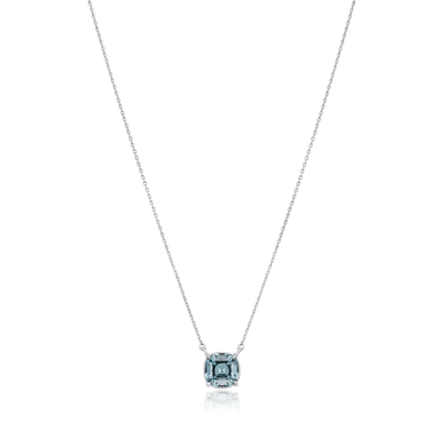 1.50cts Cushion Aquamarine Superfine Pendant