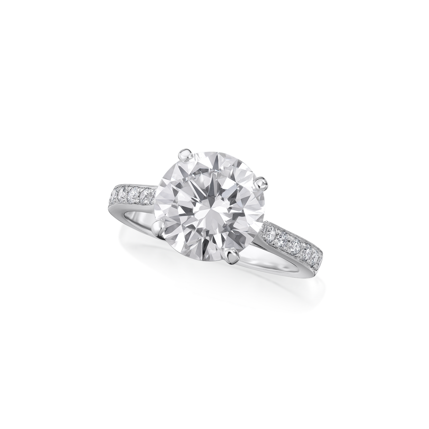 3.25cts Round Brilliant-Cut Diamond Ring