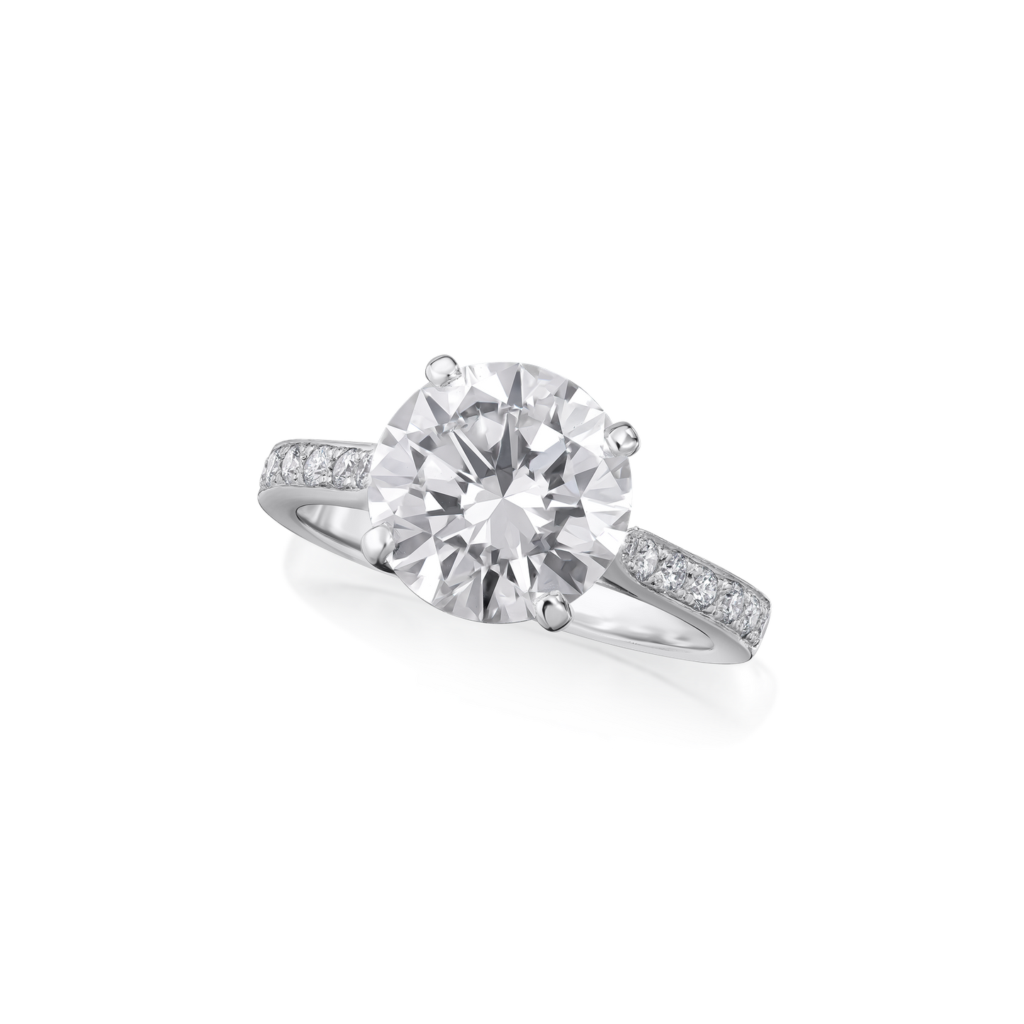 3.25cts Round Brilliant Cut Diamond Ring
