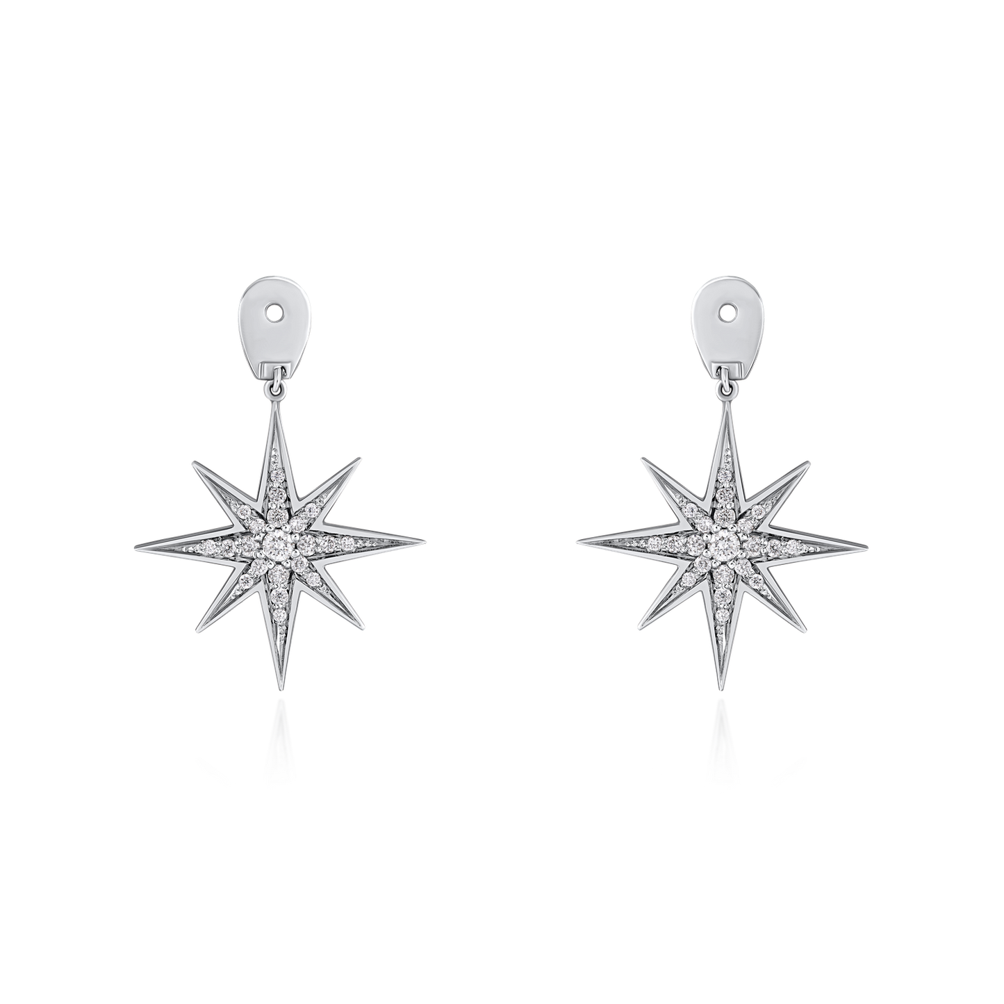 Sienna Collection Slide On/Off Earring Fittings without Diamond Studs