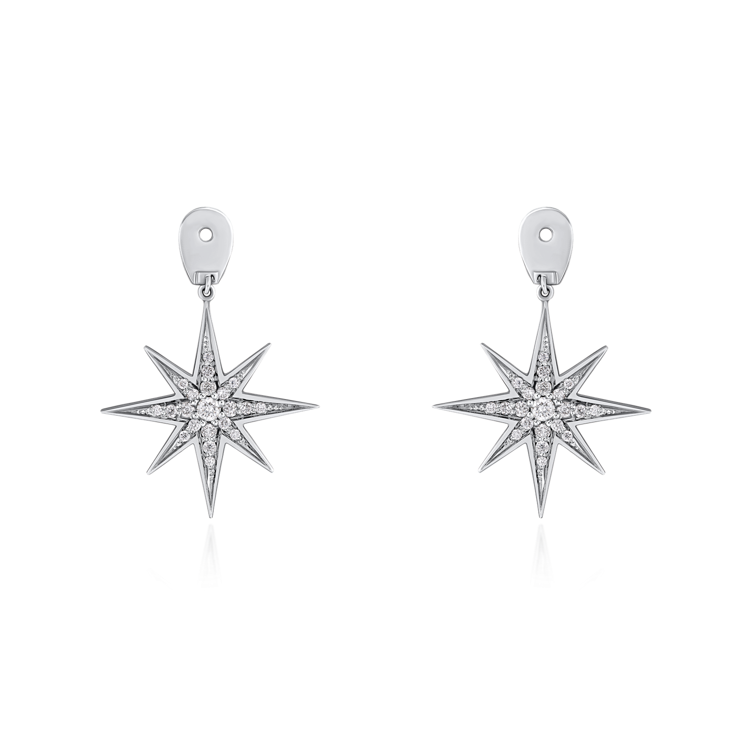 Sienna Collection Slide On/Off Earring Fittings without Diamond Studs