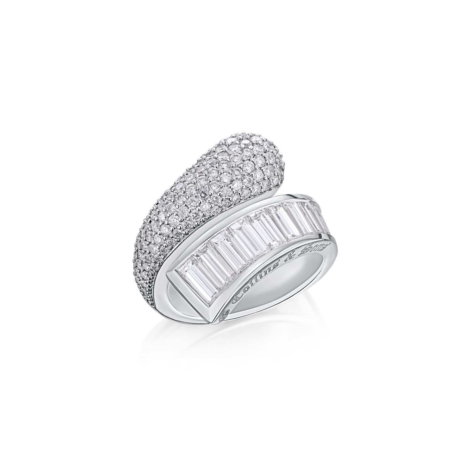 Infinity Collection Platinum Zoë Ring