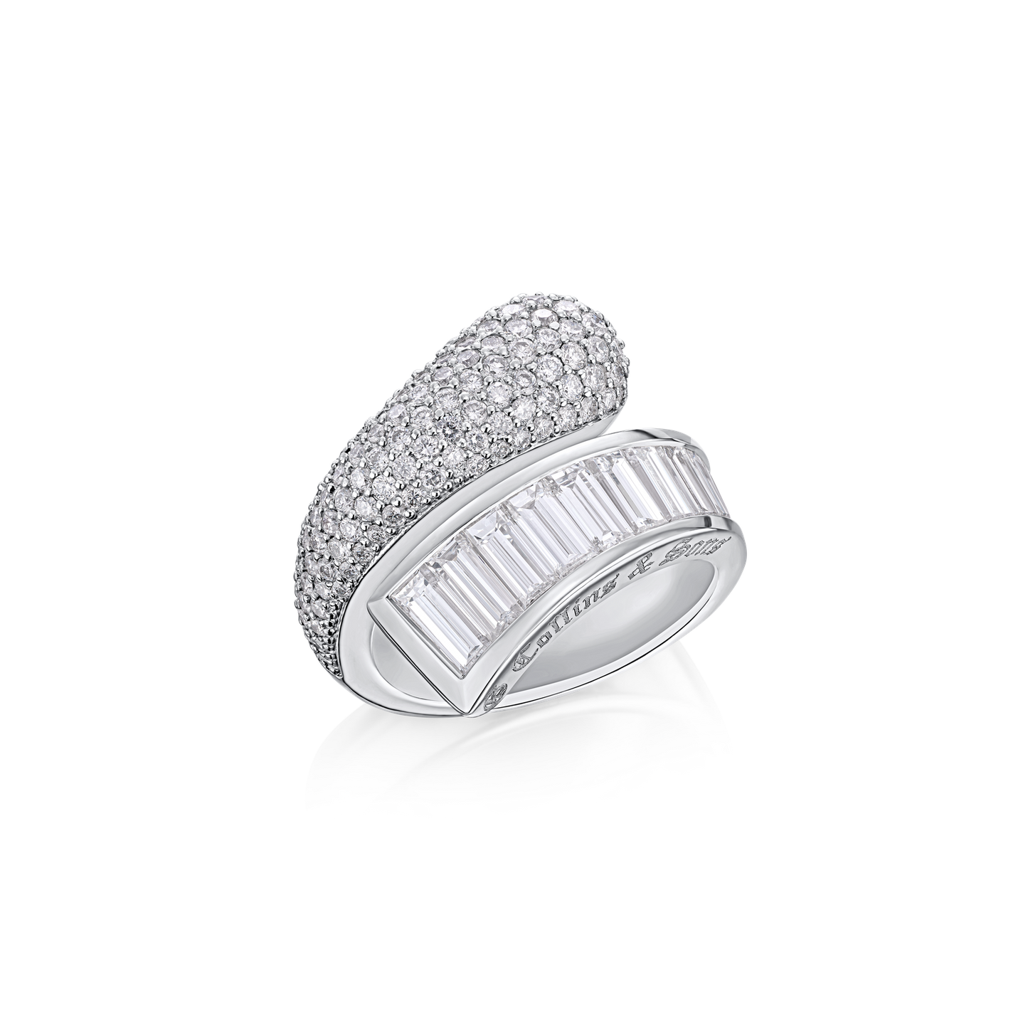 Infinity Collection Platinum Zoë Ring
