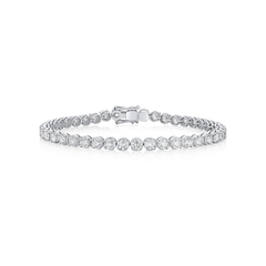 8.00cts Diamond Line Bracelet in Platinum