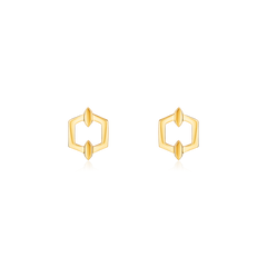 Nectar Collection 18ct Yellow Gold Stud Earrings