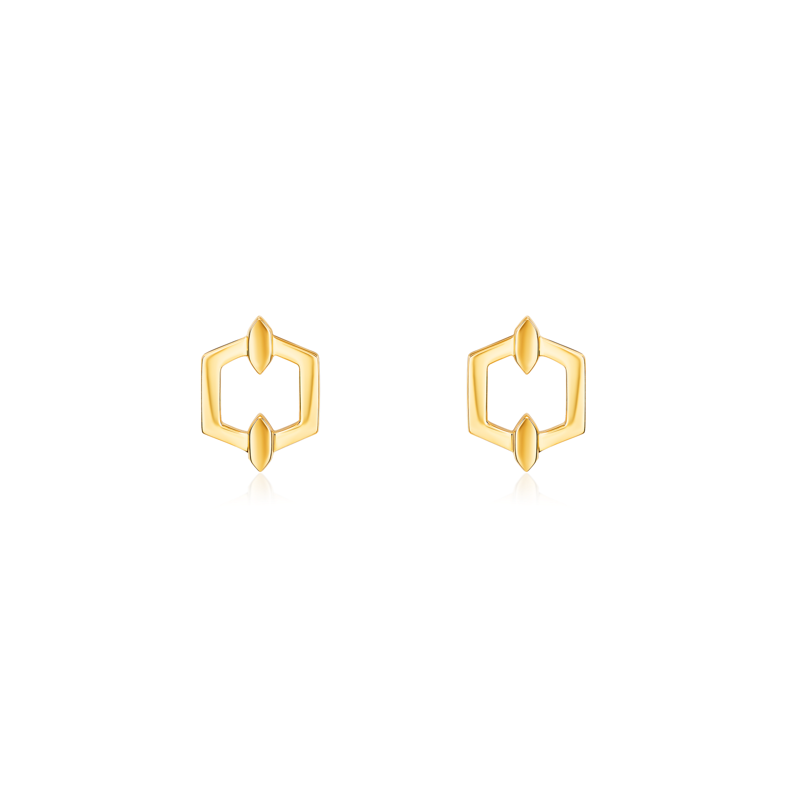 Nectar Collection 18ct Yellow Gold Stud Earrings