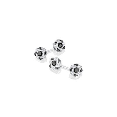 Onyx and Diamond Cufflinks