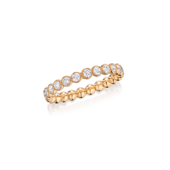 0.92cts Cup-Set Diamond Full Eternity Ring