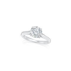 1.01cts Round Brilliant-Cut Diamond Ring