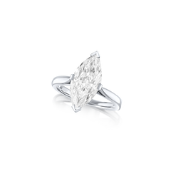 3.06cts D-Colour Marquise Cut Diamond Ring