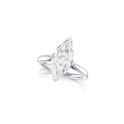 3.06cts D-Colour Marquise Cut Diamond Ring