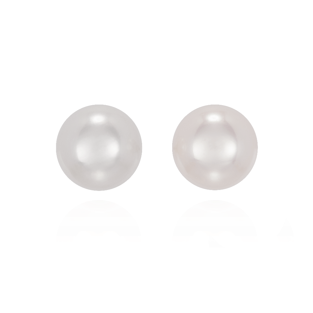 9-9.5mm Cultured Pearl Stud Earrings
