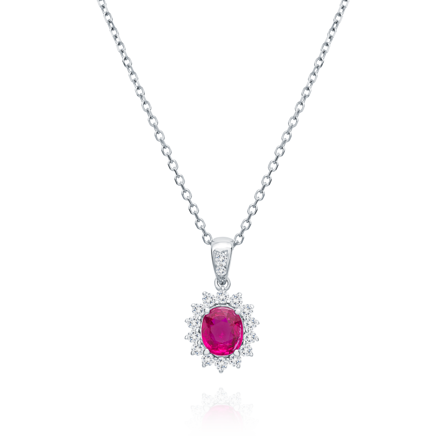 Ruby and Diamond Pendant