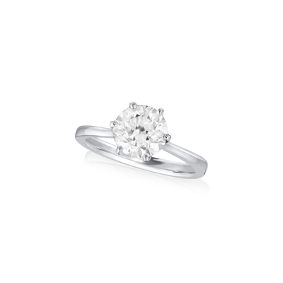 1.60cts Old-Cut Diamond Single Stone Engagement Ring
