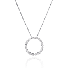 1.32cts Diamond Circle Pendant