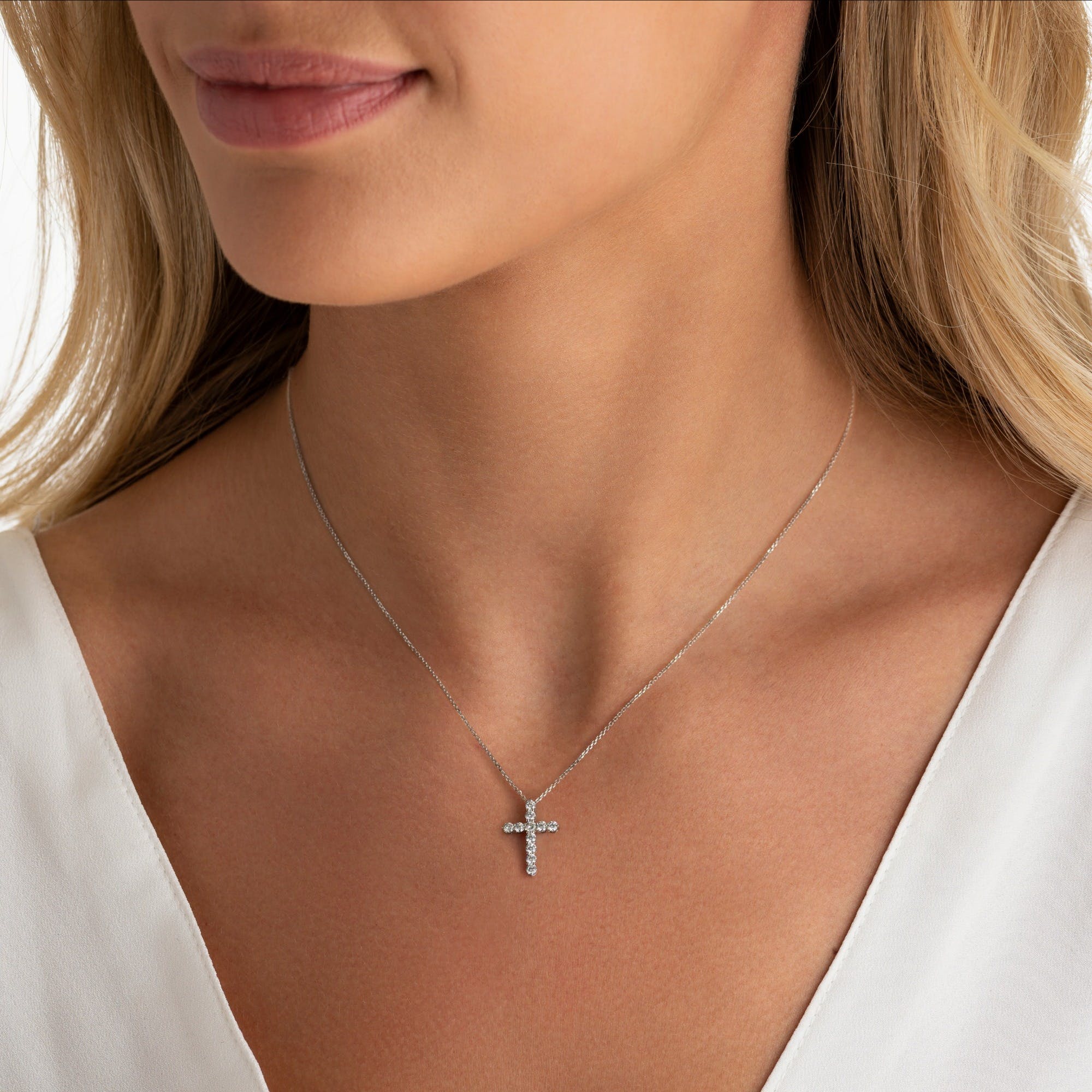 Diamond Cross Pendant