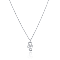Infinity Collection 18ct White Gold Diamond Set Infinity Pendant