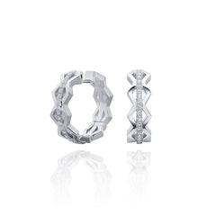 Nectar Collection 18ct White Gold Diamond Set Earrings