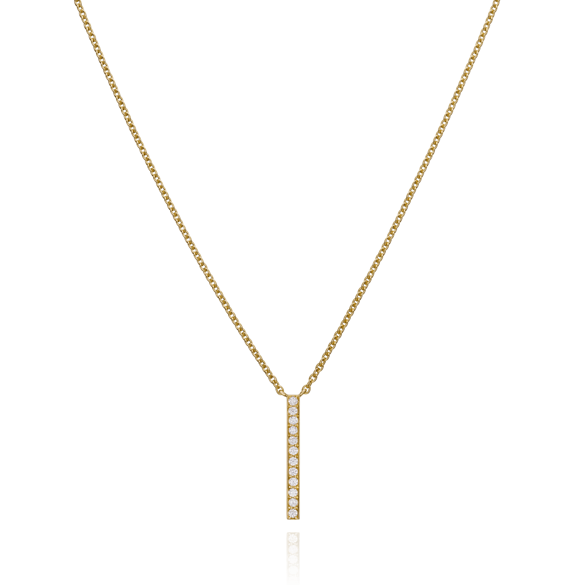 Skyline 18ct Yellow Gold Single Pendant