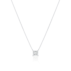 1.22cts Firemark Princess-Cut Diamond Pendant