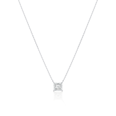 1.22cts Firemark Princess-Cut Diamond Pendant