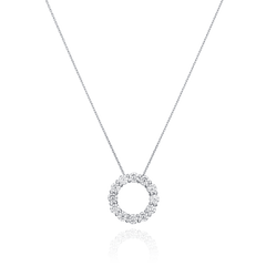 1.25cts Diamond Circle Pendant